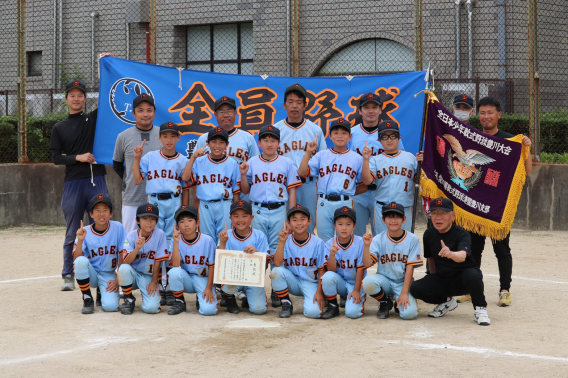 中日少年野球杯予選大会優勝